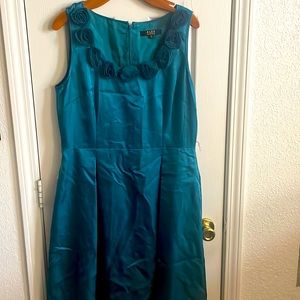NWT Alex Marie Evening Turquoise Dress Sz 12

See Matching Shoes~